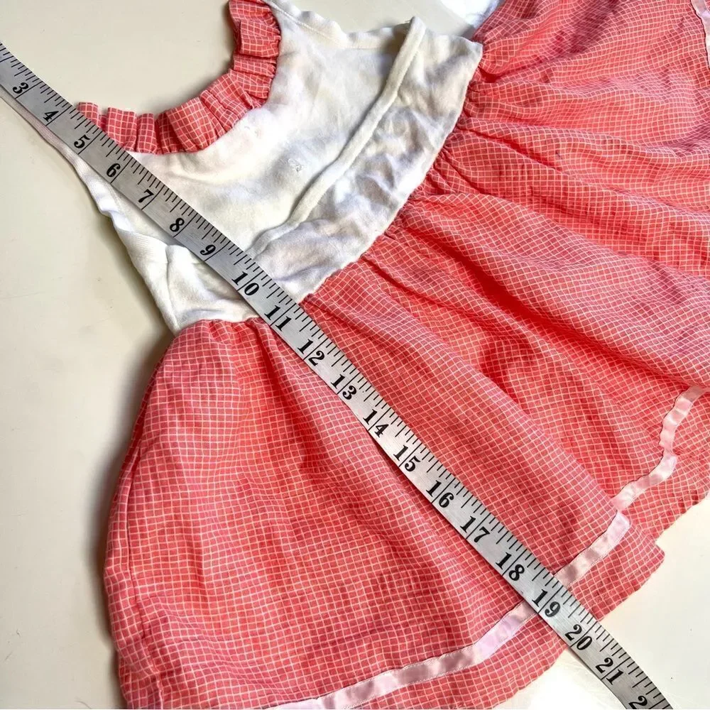 Vintage 60s 70s One of a Kind Handmade Country Plaid Halter Circle Skirt Dress